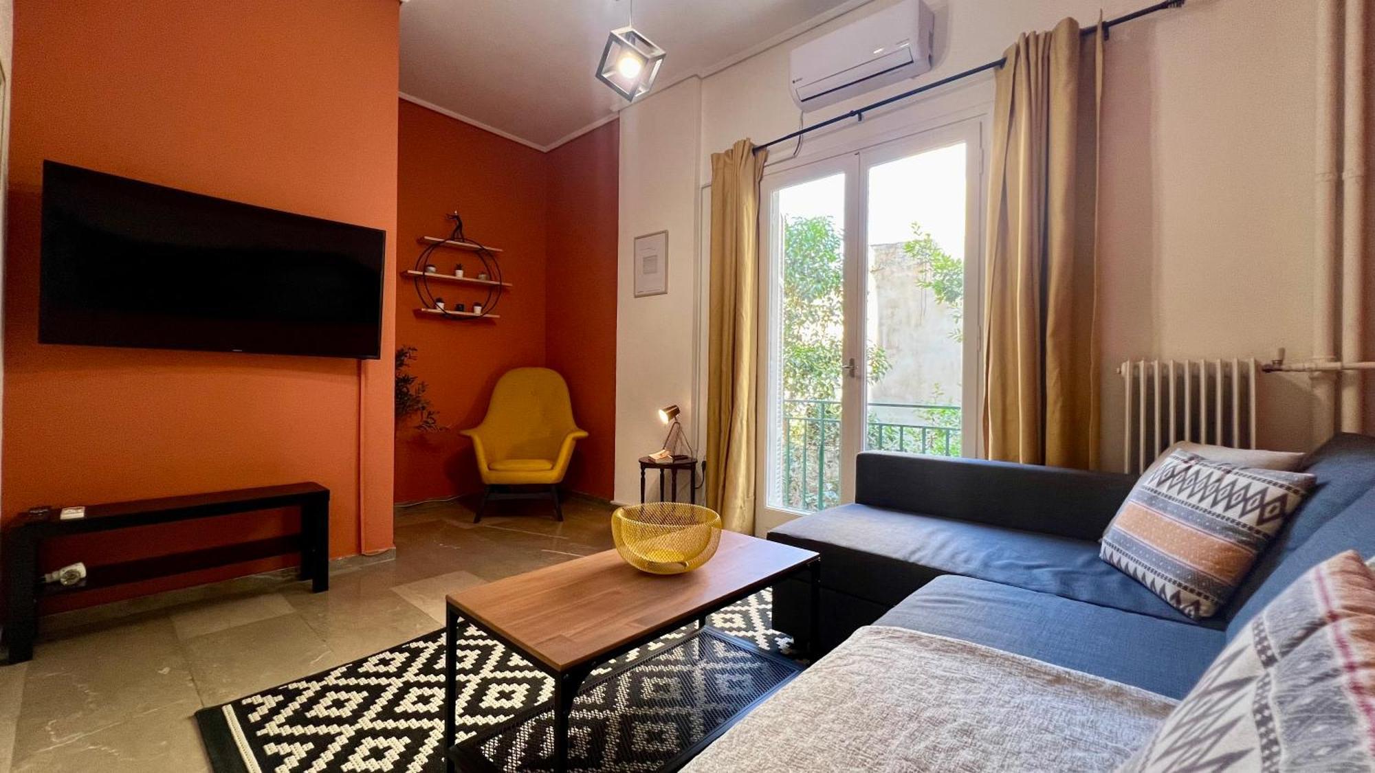 Modern & Cozy 51Sqm Apt In Thisseio Athene Buitenkant foto